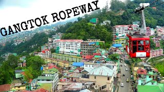 GANGTOK ROPEWAY  Gangtok City View From Ropeway  Sikkim  Gangtok City  Gangtok  Cable Car [upl. by Dominick535]