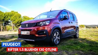 Prueba Peugeot Rifter 15 BlueHDI 130 GTLine  CAR and GAS  Review  TestDrive  Español [upl. by Alicsirp]