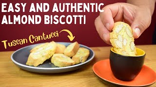 Make Biscotti Like An Italian Authentic Tuscan cantucci recipe [upl. by Heuser]