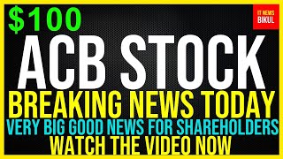 ACB Stock  Aurora Cannabis Inc Stock Breaking News Today  ACB Stock Price Prediction  ACB Stock [upl. by Yasdnyl485]