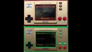 Nintendo Zelda Gameampwatch Retrogo cfw 64MB 512 megabits hacked unit ❄🎄merryxmas🎄❄ [upl. by Reba895]