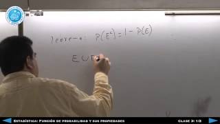 Estadistica Función de Probabilidad y propiedades Clase 3 Parte 1 [upl. by Talie]