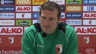 FC Augsburg Pressekonferenz vor Derby beim VfB Stuttgart [upl. by Elockin]