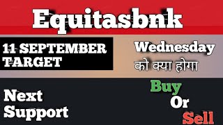 Equitas Small Finance Bank Share Analysis amp Next Target [upl. by Coward]