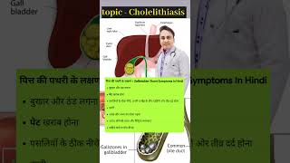 cholelithiasis symptoms gbstone youtubeshorts [upl. by Annazor15]