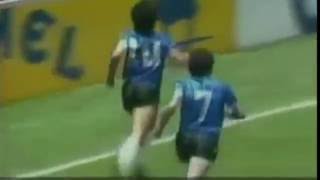 Así se narró el gol del siglo de Maradona en el mundo [upl. by Eilla659]