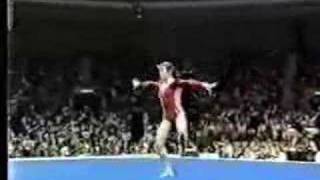 Svetlana Boginskaya  1988 Olympics Team Compulsories  Floor Exercise [upl. by Benil617]