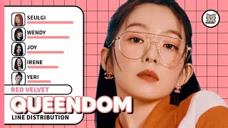 Red Velvet  Queendom Line Distribution [upl. by Marielle]