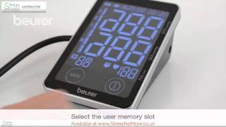 Quick Start Guide For The Beurer BM58 Blood Pressure Monitor [upl. by Dido644]