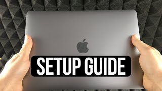 How to SetUp New MacBook Air  first time turning on Manual  step by step guide [upl. by Tewfik721]