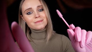 ASMR  Shaping and plucking your EYEBROWS  gentle and tingly roleplay [upl. by Kristie]