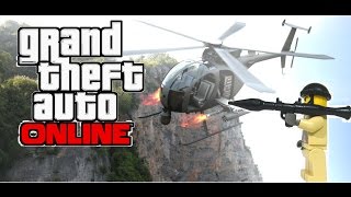 GTA 5 Online How to Dodge Homing Rockets and more Buzzard flying part 2 [upl. by Aineval393]