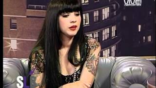 Mon Laferte  Entrevista  Desechable AcusticoSLB 2012 [upl. by Anaitsirk593]