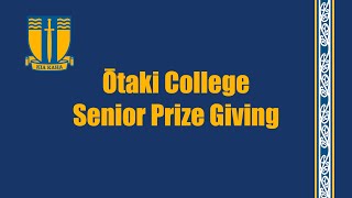 Otaki College Senior Prize Giving 2023 [upl. by Fayre529]