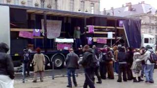 teuf No Sarkozy Day 27 mars 2010 GRENOBLE place de la prefecture [upl. by Aidnama941]