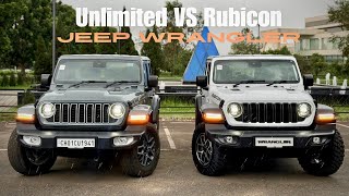 New Jeep Wrangler 2024 🔥 Base model Unlimited vs Rubicon Top Model  Drive Experience [upl. by Wallach]