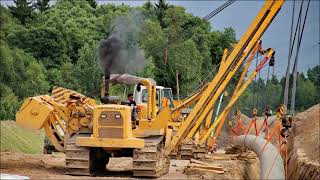 CAT 594H Pipelayer at work [upl. by Alvarez313]