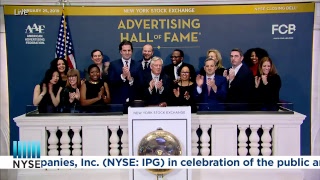 The American Advertising Federation FCB Global ring the NYSE Closing Bell [upl. by Nath]