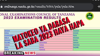 Jinsi ya kutazamakuyapata matokeo ya Darasa la Saba 2023 mikoa yote Tanzania [upl. by Revolc]