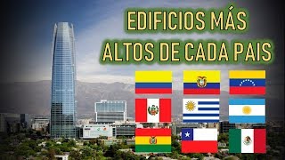 Edificios y Rascacielos Más Altos de Cada Pais de Latinoamerica 2018 [upl. by White876]