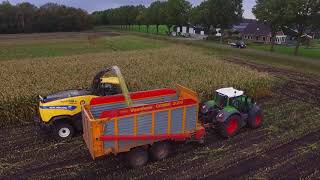 Maishakselen 2017 door Loonbedrijf Wesselink uit Manderveen [upl. by Dusty]