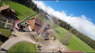 Feuerwehr Grosswangen im Einsatz 🚒🪓 🇨🇭 Firefighters in Action [upl. by Ttennaj]