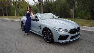 2024 BMW M8 Competition Convertible Review  Exhaust Sound  20quot M Wheels  BMW Test Drive Review [upl. by Buyse]