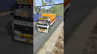 Bharatbenz 14 wheeler truck mod trucklovers gaming shorts viralreels video [upl. by Etiragram]