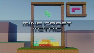 TETRIS in MINECRAFT 8 [upl. by Irabaj]