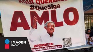 INE ordena retirar desplegado en apoyo a López Obrador [upl. by Chalmers]