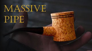 Making a Beautiful Wooden Pipe Woodworking Pipe Making [upl. by Bottali819]