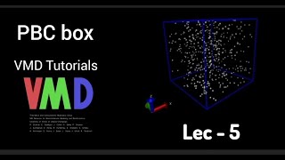 VMD Tutorial Lec5 PBC box setting and periodicity representation © [upl. by Rehpatsirhc]