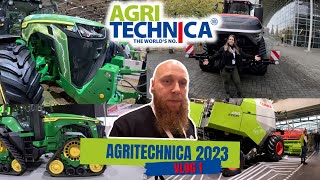 AgritechnicaVLOG1  Das sind die Neuheiten John Deere Claas Striegeltechnik [upl. by Nnaear]