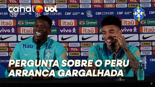 5ª SÉRIE TÁ ON IGOR JESUS CAI NA RISADA COM PERGUNTA SOBRE PERU [upl. by Eenolem]