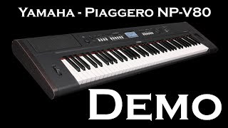 Yamaha Piaggero NPV80  Demo [upl. by Noel]