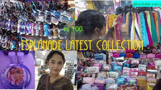 NEW MARKET LATEST COLLECTION  ESPLANADE KOLKATA  SHOPPING VLOG SREYYVLOGS [upl. by Eidak]