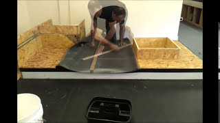 How to Apply EPDM Roofing Membrane Around a Skylight  Flat Roof Systems Made Easy [upl. by Yeoz]