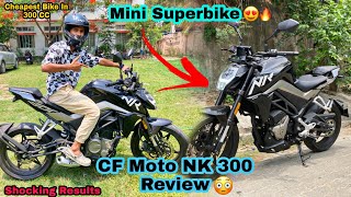 Cf Moto 300 NK 💙🔥  The Mini Superbike 😍  Cf Moto NK 300 Review  Cheapest Superbike 😳 Price [upl. by Vigor]