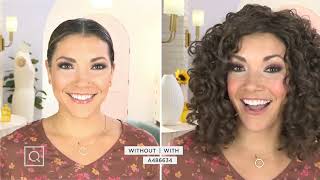 Toni Brattin Choice of Five Heat Styleable Synthetic Hair Wigs on QVC [upl. by Lupee]