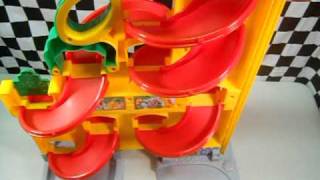 FisherPrice Stand n Play Rampway Little People Wheelies [upl. by Ibed]