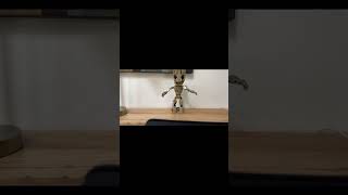 Groot dancing stop motion lego groot guardiansofthegalaxy dance stopmotion [upl. by Fatsug]