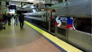 SEPTA Silverliner II Train With 260 and 9008 Departing Market Easti [upl. by Weston]