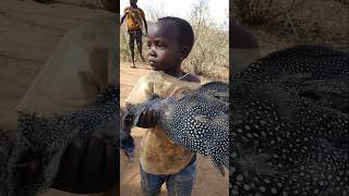 Hadzabe Tribe Kids in Bush hadzabetribe africantribe wildlife shorts [upl. by Kylander]