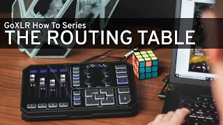 GoXLR amp GoXLR Mini How to Series The Routing Tab Explained [upl. by Fronia]