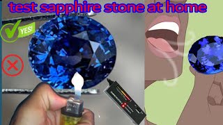 how to test blue sapphire stone at homeRuBY GEMSTONE [upl. by Kaela]