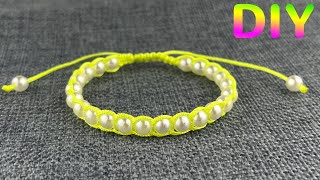 DIY Your Beaded Bracelet Tutorial  How to Make Bracelet with Beads  Easy Bead Jewelry Making Ideas [upl. by Ydnes987]