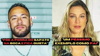 Neymar vs Luana Piovani Atriz e jogador discutem feio nas redes sociais [upl. by Anomer]