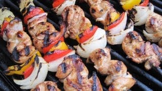 Summertime quotDynamitequot GRILLED CHICKEN KABOBS  How to make CHICKEN KABOBS recipe [upl. by Nnav456]