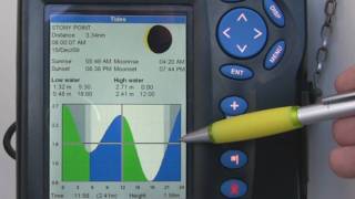 Tide Chart on Navman Tracker Chartplotter [upl. by Zollie590]