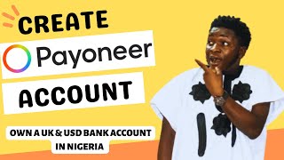 How to create a PAYONEER accountSEND AND RECEIVE UKUSD FOREIGN CURRENCIES [upl. by Wordoow961]